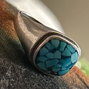 M2O Sterling Silver x Kingman Turquoise Signet by Kingdom